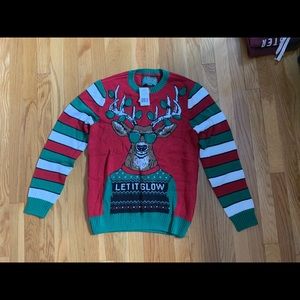 Light-up Christmas Sweater (NWT) UNISEX